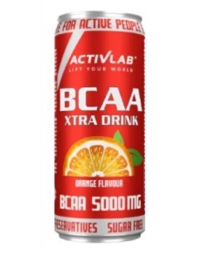 Activlab BCAA Xtra Drink 5000mg (24x330ml) Orange Deformiert