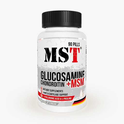 MST - Glucosamine Chondroitine MSM + HYALURON - 90 Tabletten